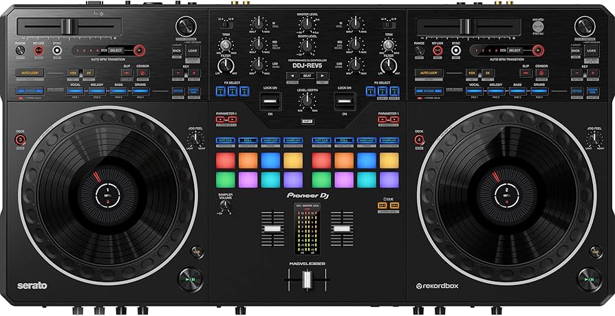 Amazon.com: Pioneer DDJ-REV5 4-deck DJ Controller with Decksaver