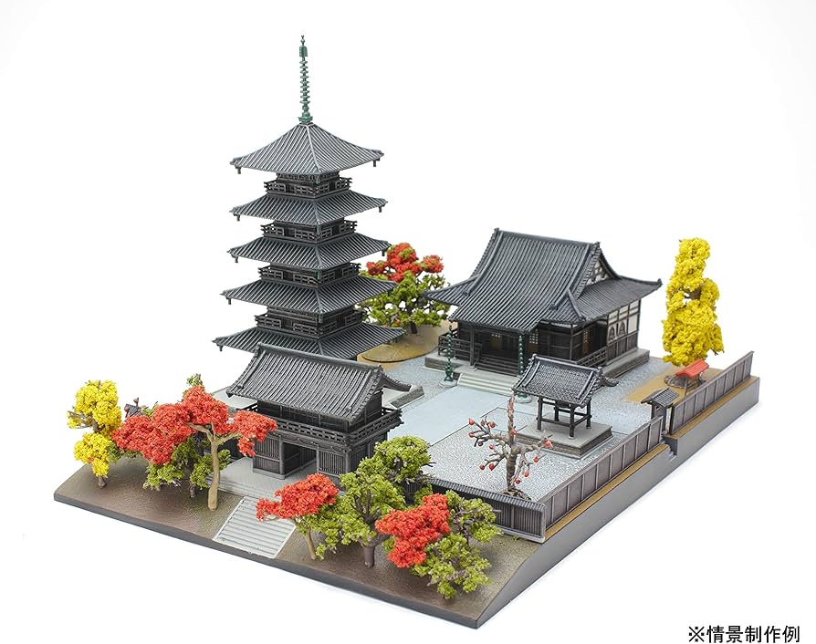 Amazon.co.jp: 建物コレクション 建コレ 028-4 お寺A4 本堂 ジオラマ