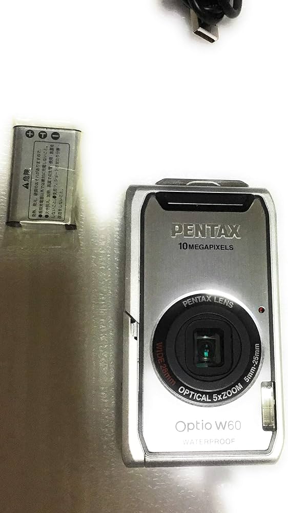 Amazon | PENTAX デジタルカメラ OPTIO (オプティオ) W60 シルバー