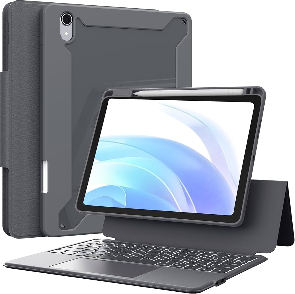 Amazon.co.jp: CHESONA iPad 10/11世代 キーボード 縦向き/横向き