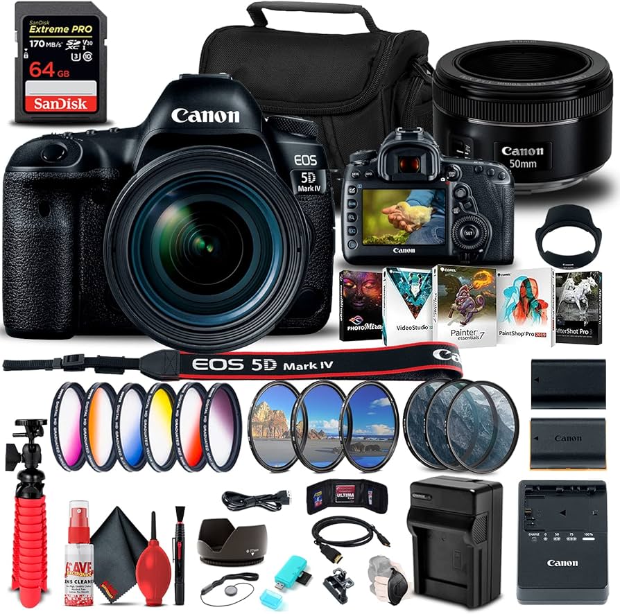 Amazon.com : Canon EOS 5D Mark IV DSLR Camera with 24-70mm f/4L