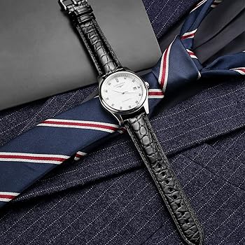 Amazon | Moran(モラン)クロコダイル本革時計ベルト交換ベルト D