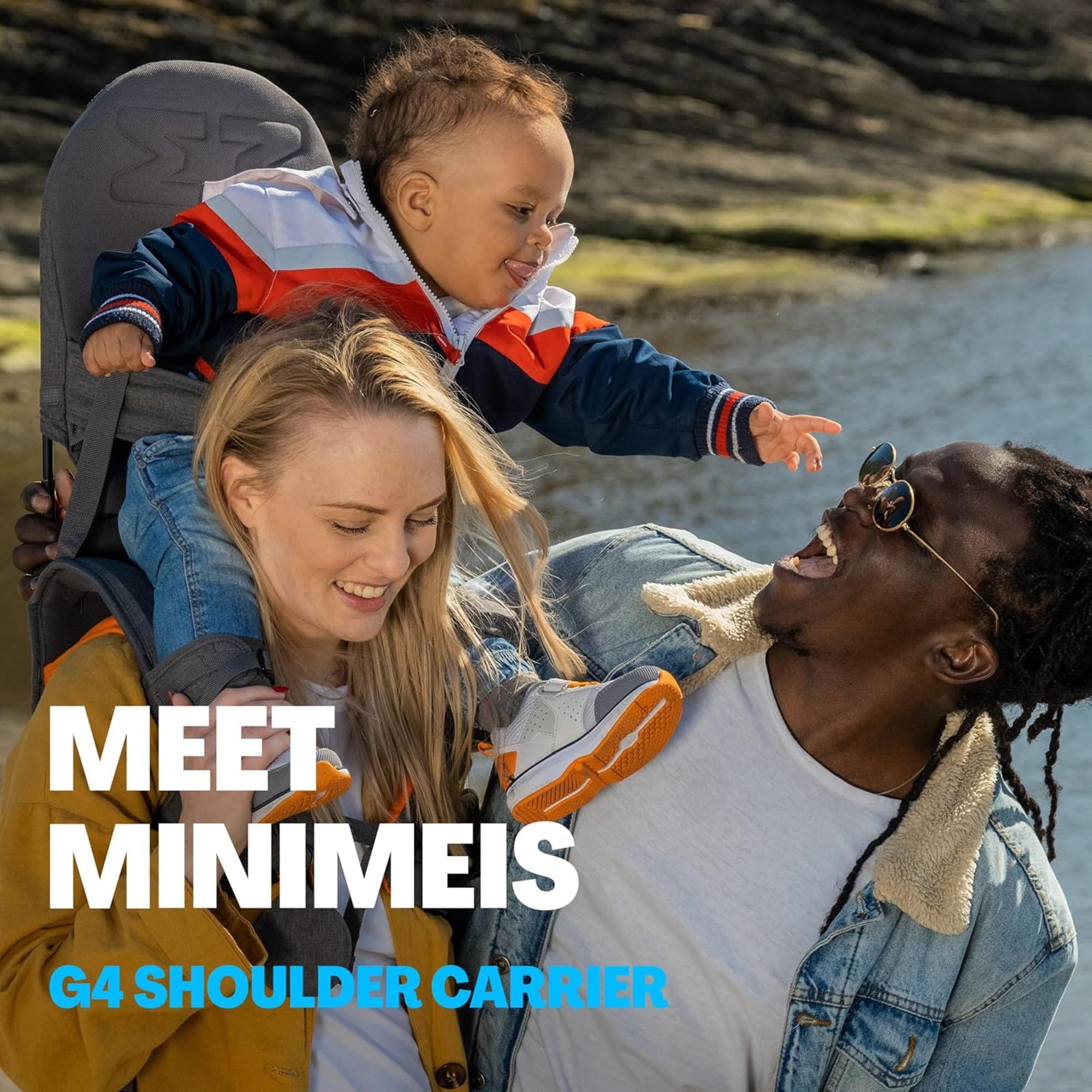 Amazon.co.jp: MINIMEIS G4 (ライトグレー/オレンジ) : ベビー＆マタニティ