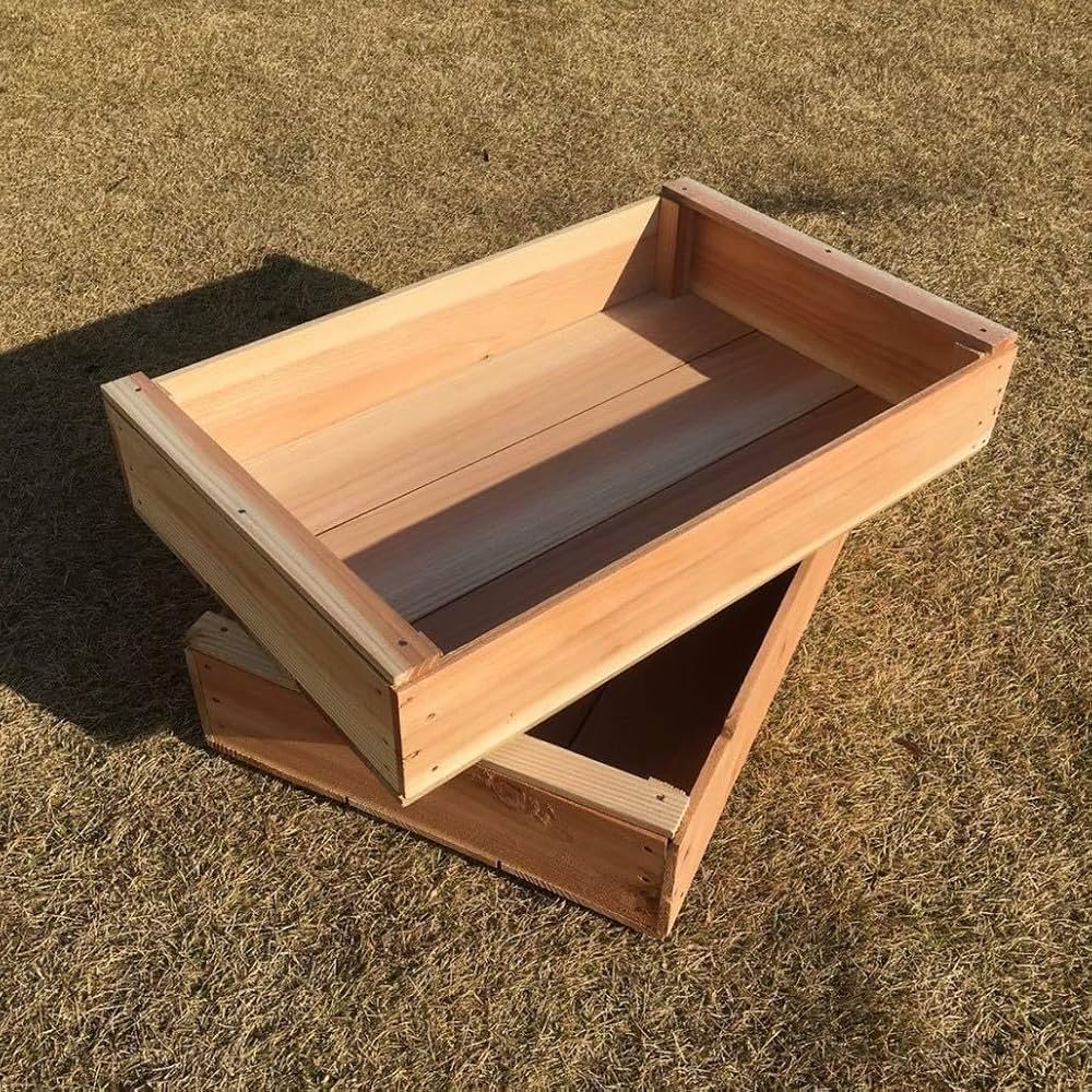 Amazon｜トロ箱 細板あり 2箱 魚箱 木箱 陳列棚 隙間収納 野菜 箱