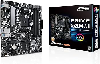 ASUS Prime A520M-A II/CSM AMD AM4(3rd Gen Ryzen) microATX