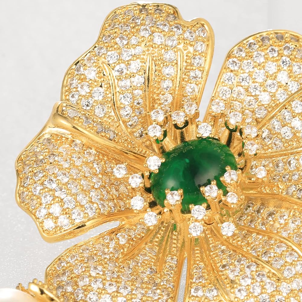 Amazon.com: AILONMEI Floral Series Elegant Brooch Pins For Woman