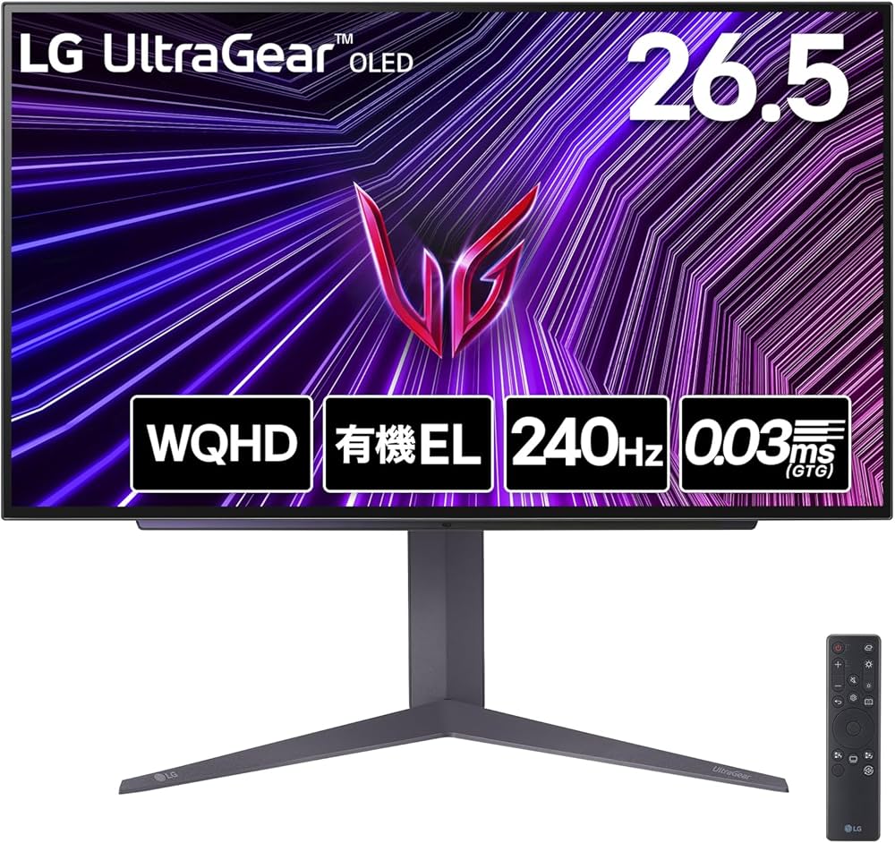 Amazon.co.jp: LG ゲーミングモニター UltraGear OLED 27GS93QE-B 26.5