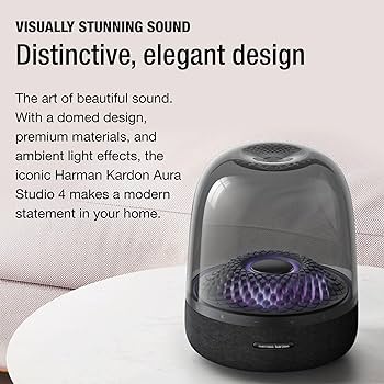 Amazon.com: Harman Kardon Aura Studio 4 - Bluetooth Home Speaker