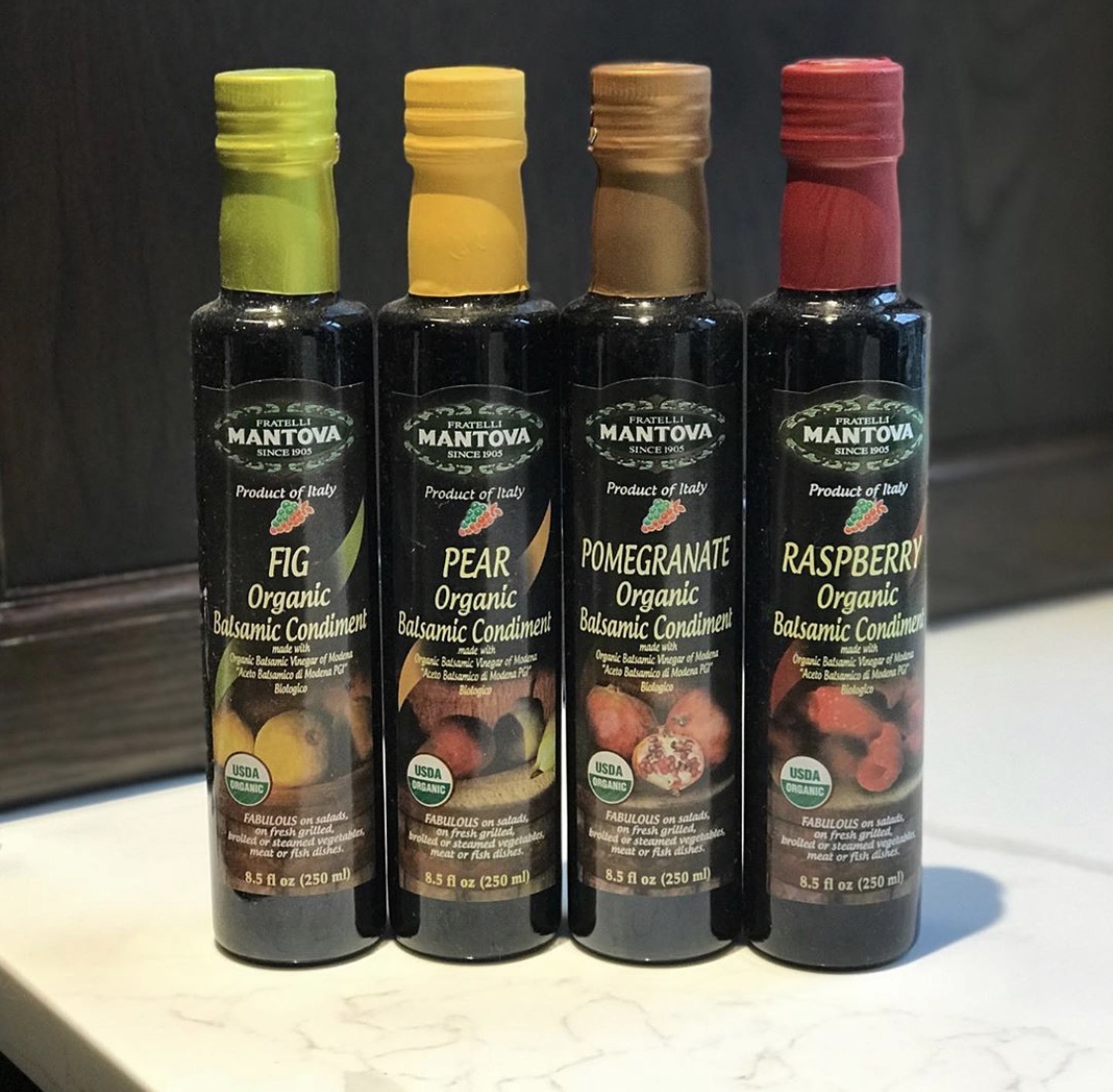 Amazon.com : Mantova Organic Pomegranate Balsamic Vinegar of