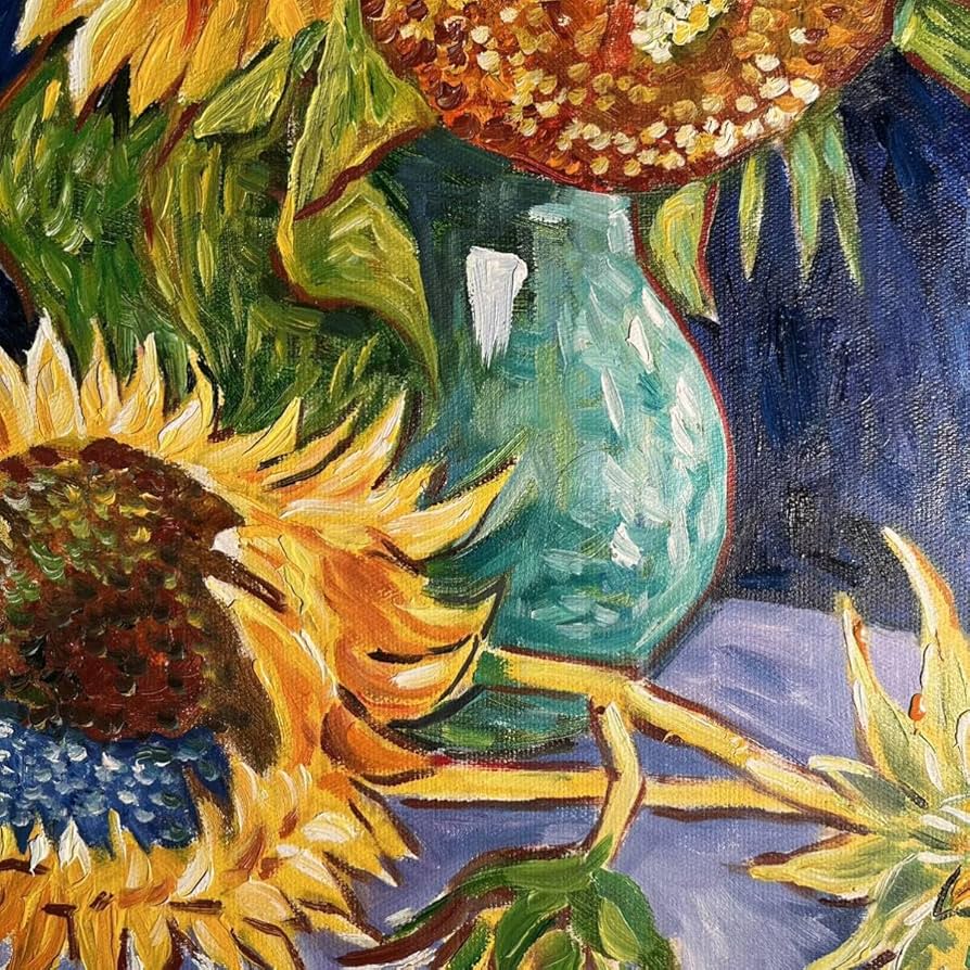 手書き油絵 湖と渡り鳥 額付き 肉筆絵画 インテリア 油彩画 手書き油絵