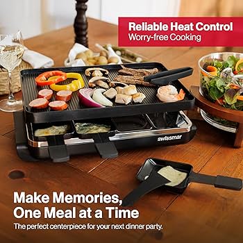 Amazon.com: Swissmar Classic 8-Person Raclette Party Grill with