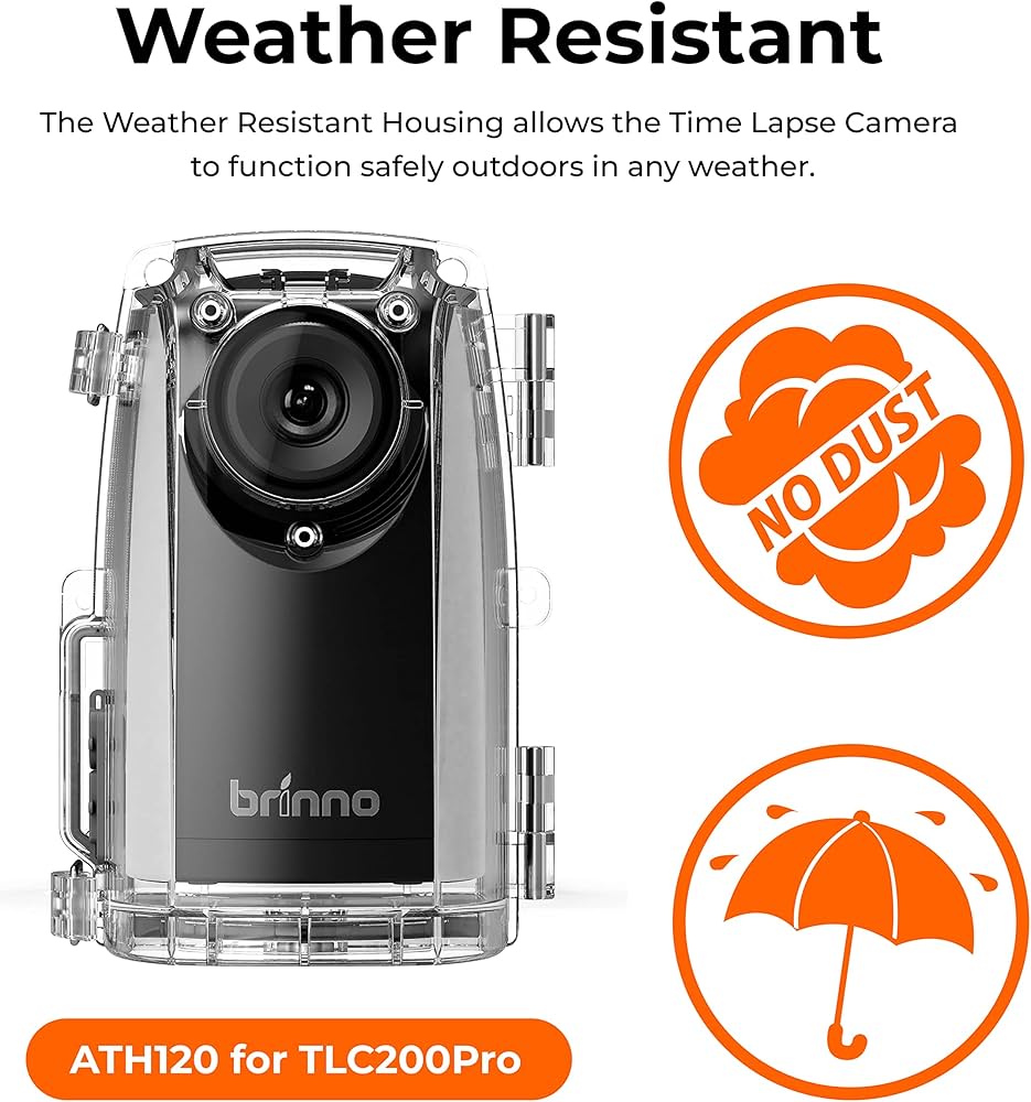 Amazon | Brinno ATH120 防水ケース TLC300用 TLC200 PRO用 防水ケース