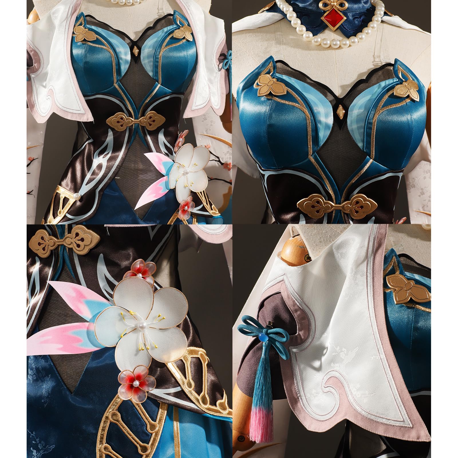 Amazon.co.jp: 崩壊:スターレイル ルアン・メェイ コスプレ衣装 刺繍