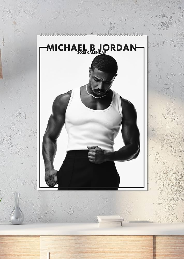 Amazon.co.jp: Michael B Jordan 2025 - A3サイズ Wirobound