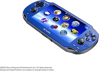 Amazon.com: PlayStation Vita, WiFi Sapphire Blue, Japanese Version