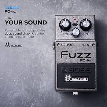 Amazon.com: BOSS FZ-1w FUZZ –Distortion Effects Pedal. All-Analog