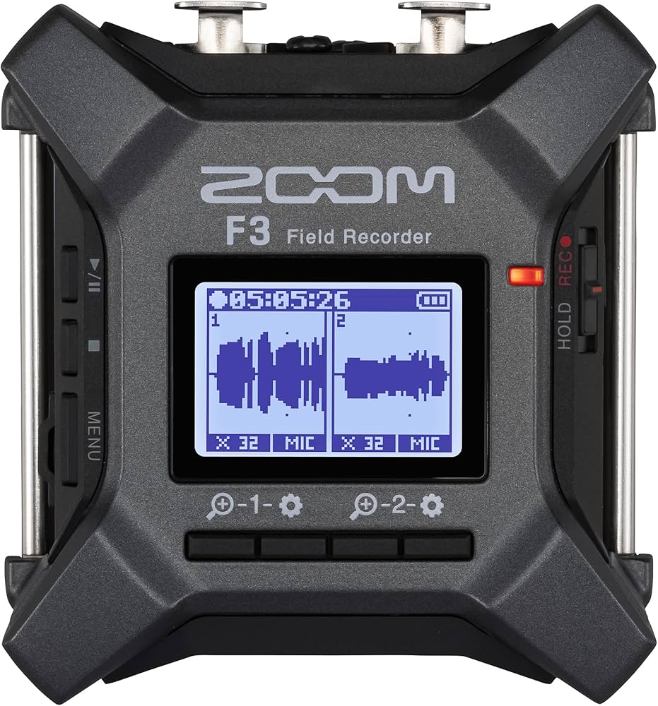 Amazon.com: Zoom F3 Professional Field Recorder, 32-Bit Float