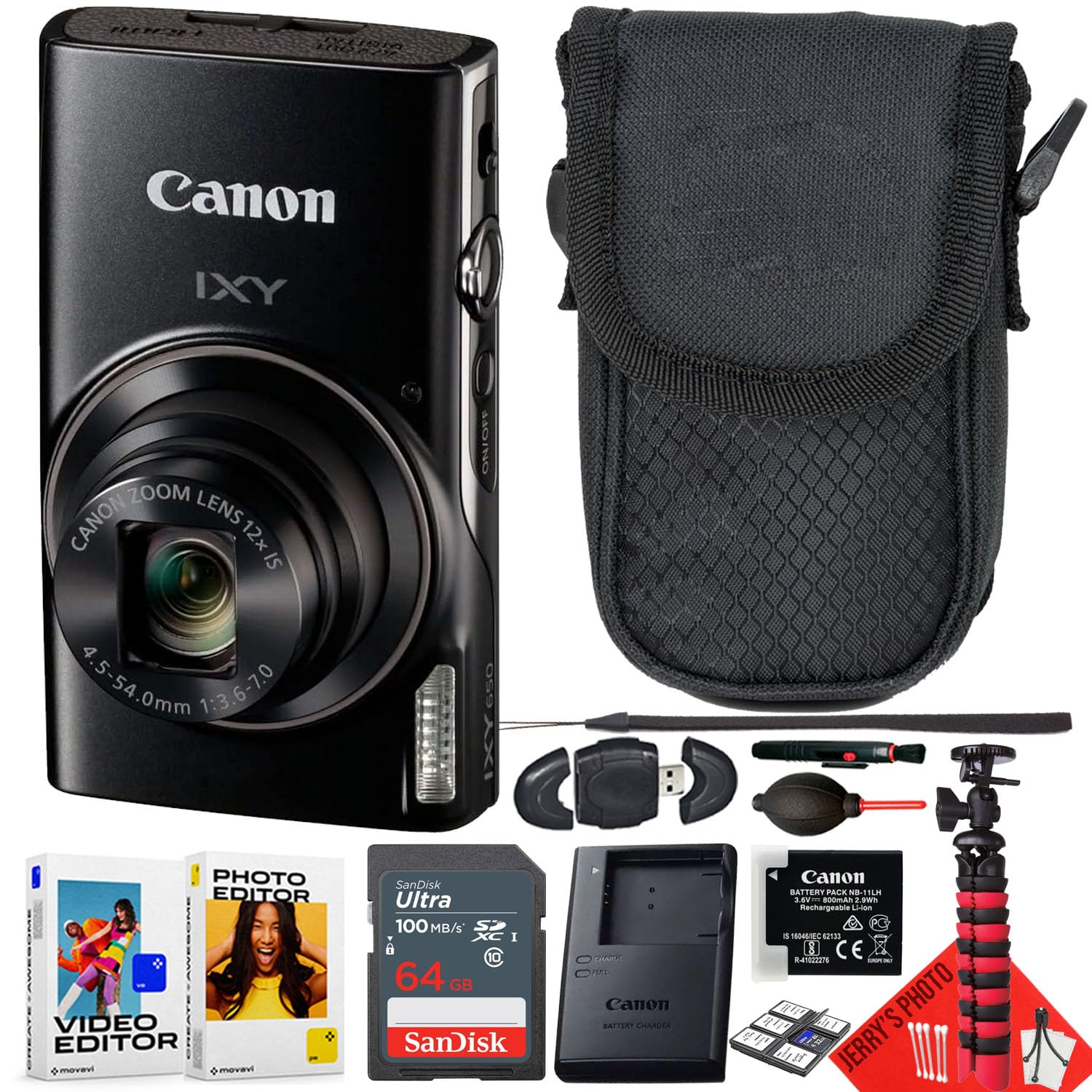 Amazon.com : Canon PowerShot IXY 650 / ELPH 360 HS Compact Digital