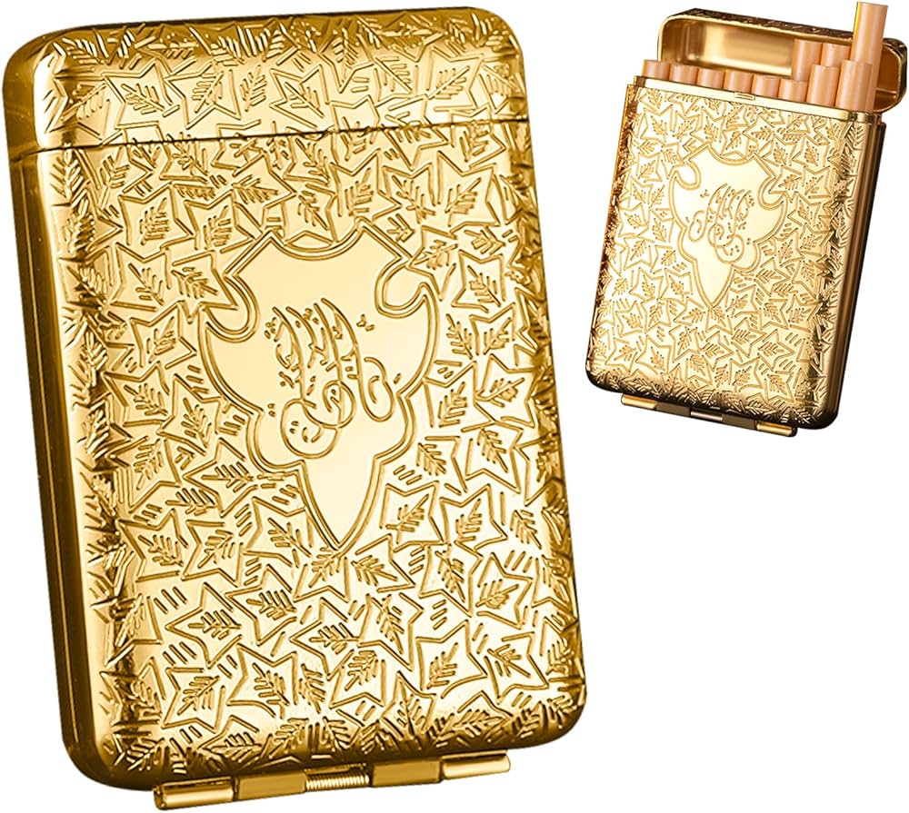 Amazon.co.jp: 金属製シガレットケース-両面スプリングクリップ