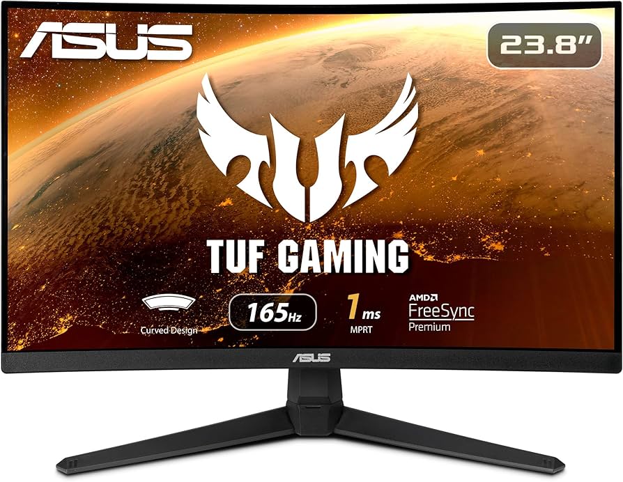 Amazon.com: ASUS TUF Gaming 23.8” 1080P Curved Gaming Monitor