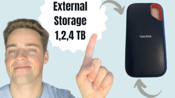 Amazon.com: SanDisk 1TB Extreme Portable SSD - Up to 1050MB/s, USB