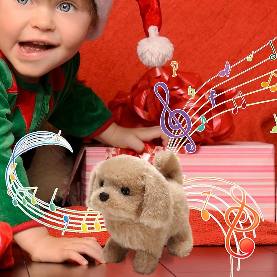 Amazon.co.jp: 電子おもちゃの犬、吠える犬のおもちゃ - 歩く電子犬