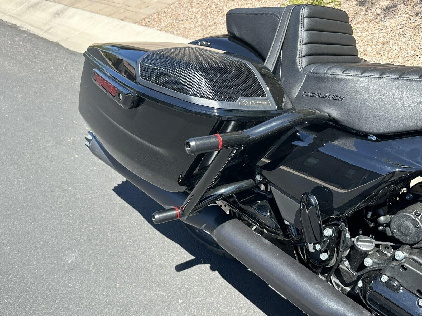 Amazon | M Maintenanse サドルバッグガード ハーレーツーリング