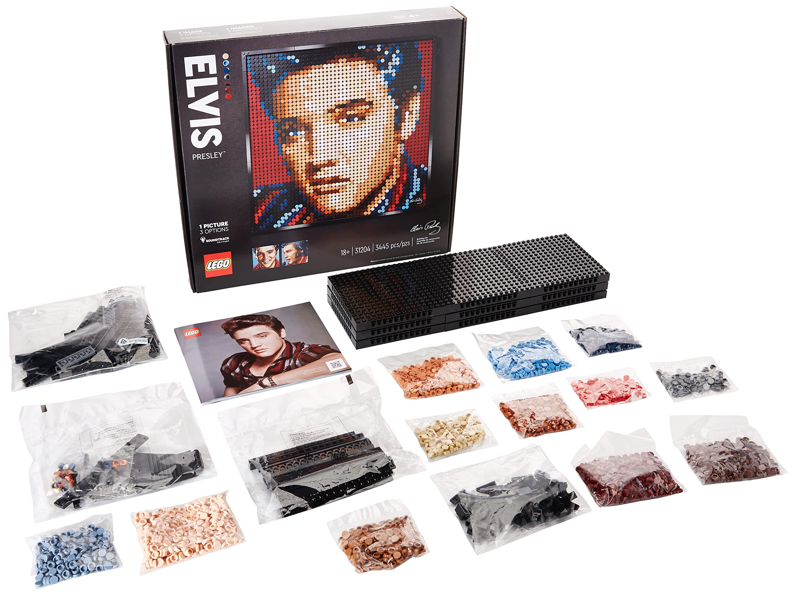 Amazon.co.jp: LEGO Art エルヴィス・プレスリー ザ・キング 31204