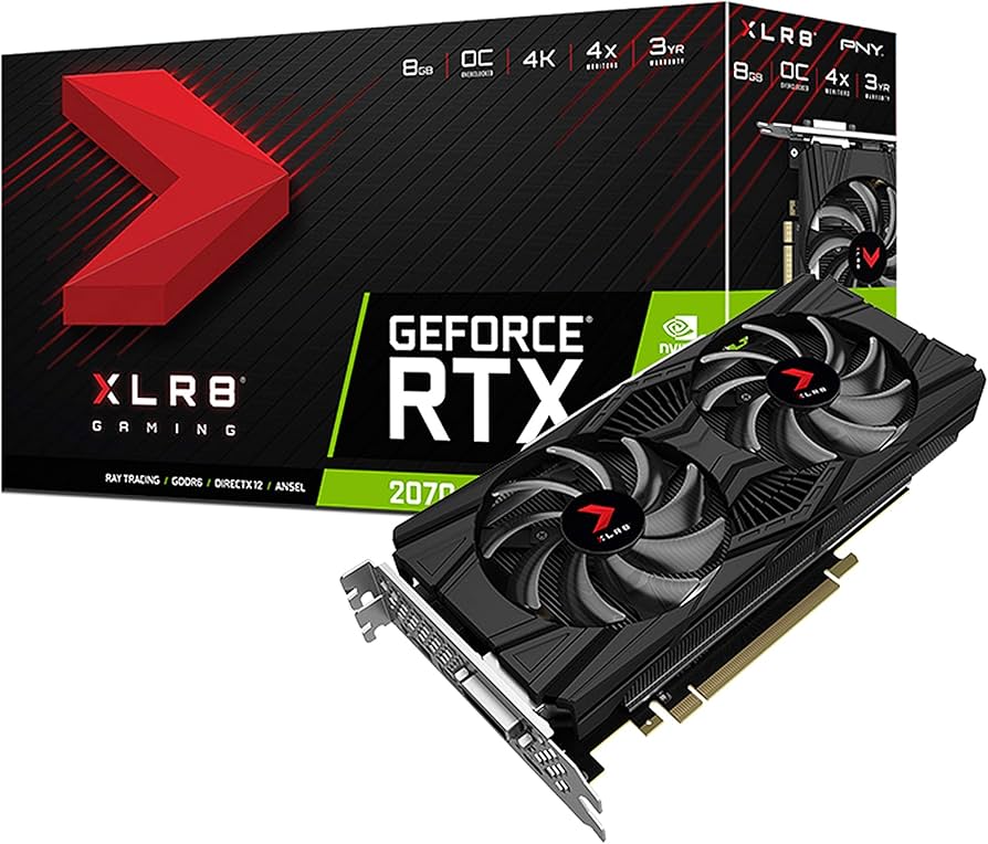 Amazon.com: PNY GeForce® RTX 2070 8GB XLR8 Gaming Overclocked