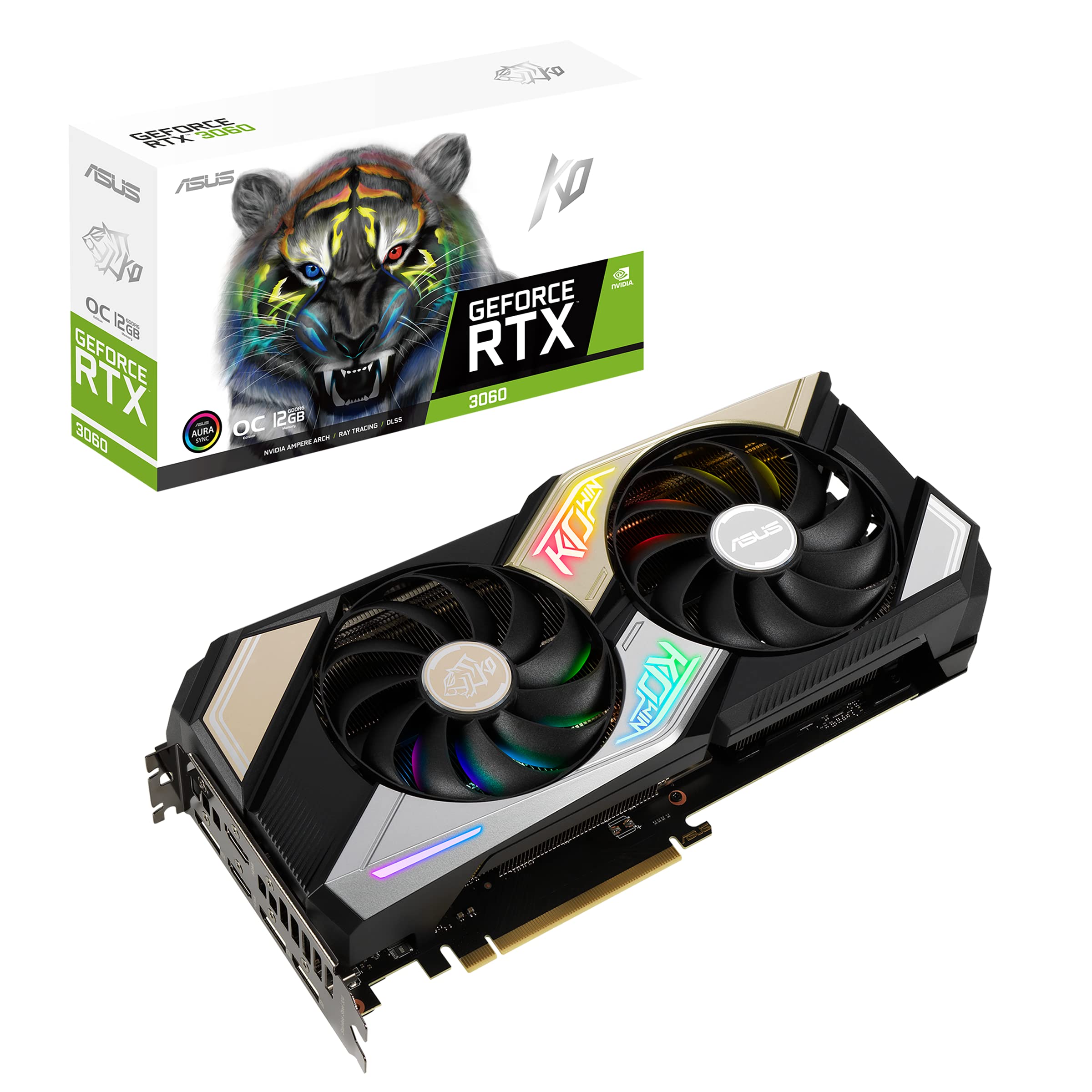 Amazon.com: ASUS KO NVIDIA GeForce RTX 3060 V2 OC Edition 12GB