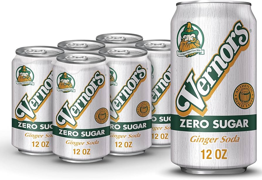 Amazon.com : Vernors Gingerale Diet,12 Fl Oz (pack of 6) : Grocery