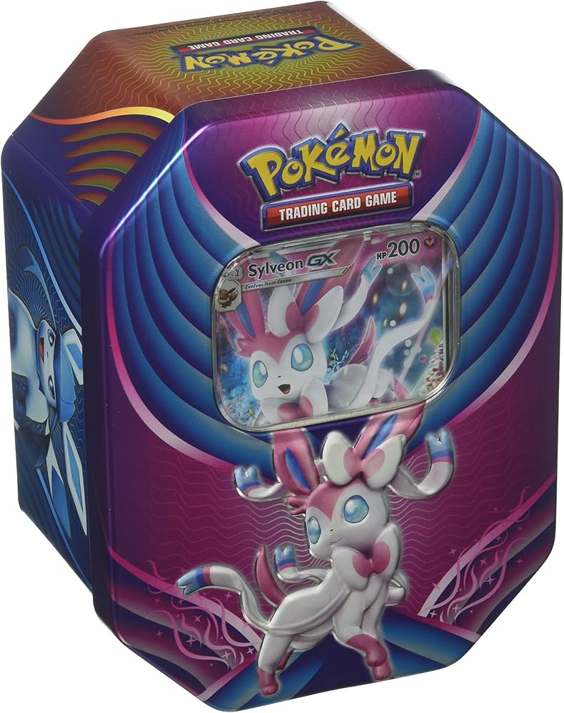 Amazon.com: Pokemon TCG: Evolution Celebration Tin - Sylveon GX
