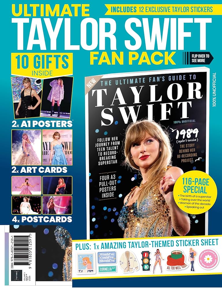 The Ultimate Taylor Swift fan pack - featuring a double sided