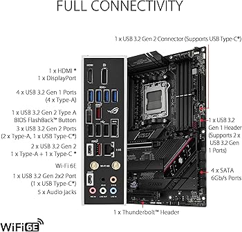 Amazon.com: ASUS ROG Strix B650E-F Gaming WiFi AMD B650 AM5 Ryzen