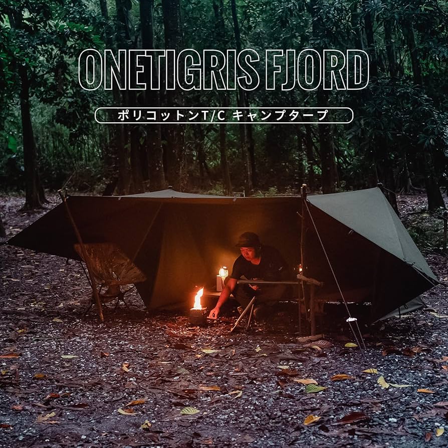 Amazon | OneTigris tcタープ ポリコットン レクタタープ 280*440CM 37