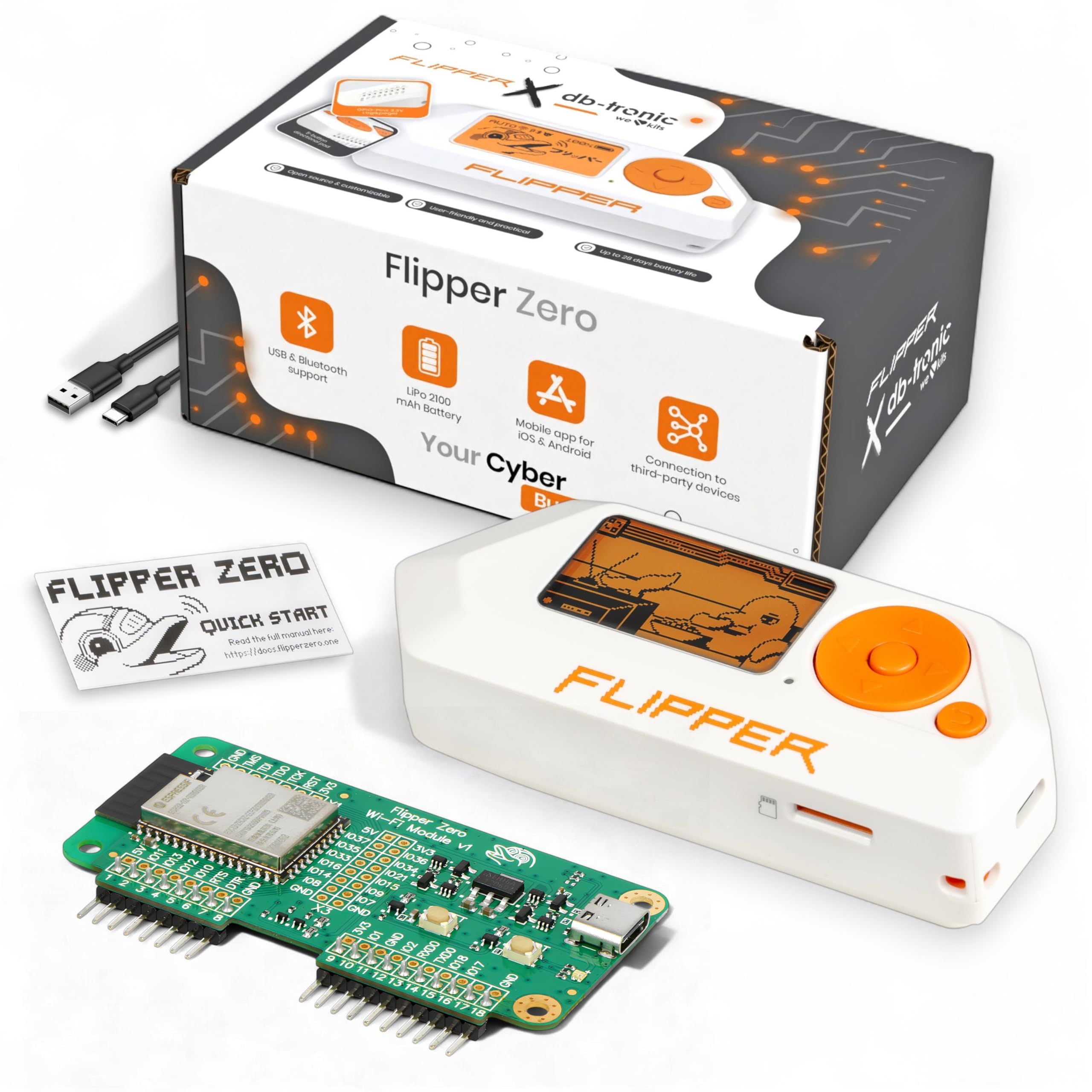 Flipper Zero - Elektronische alles-in-één tool: RFID, NFC