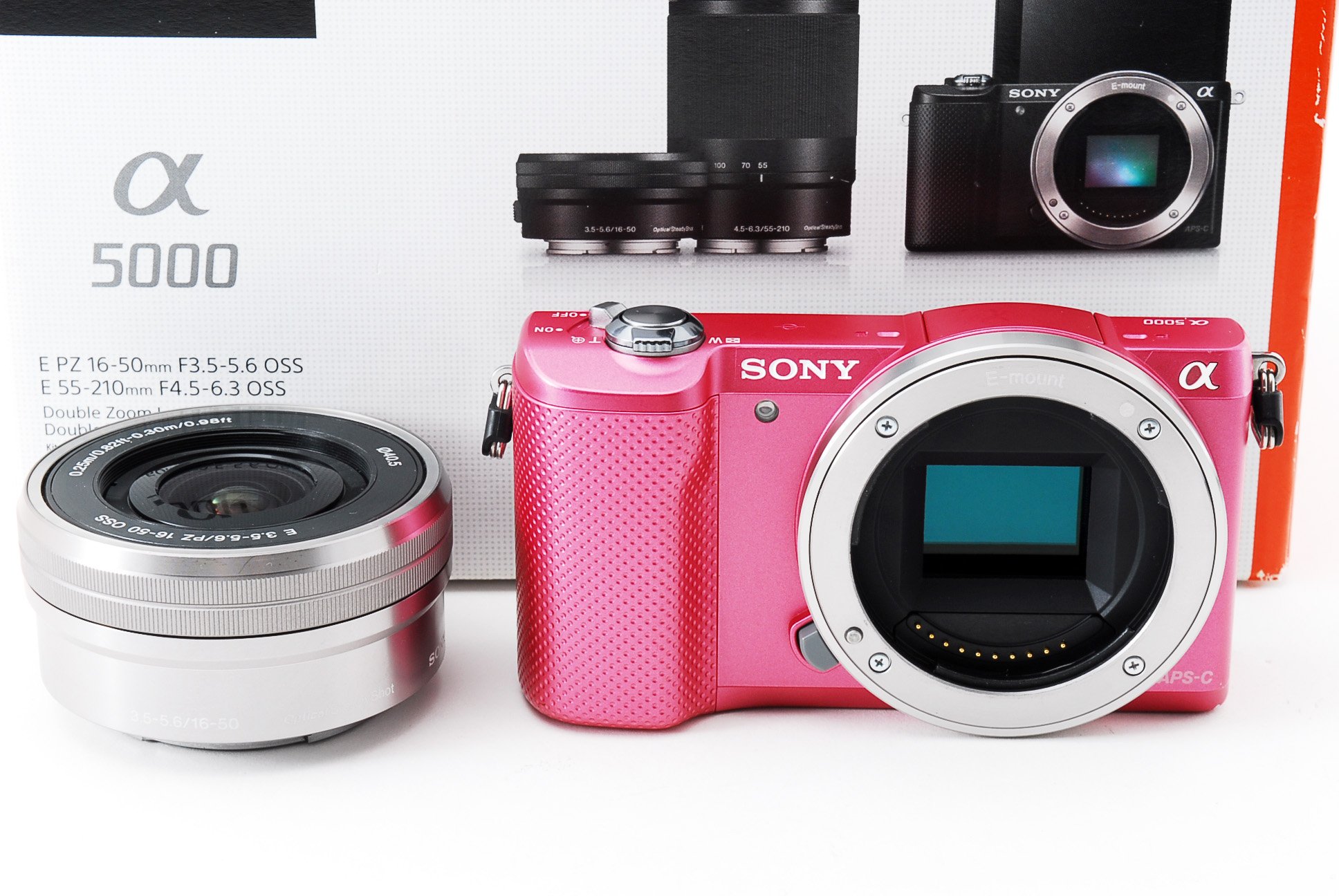 Amazon | SONY ミラーレス一眼 α5000 パワーズームレンズキット ピンク