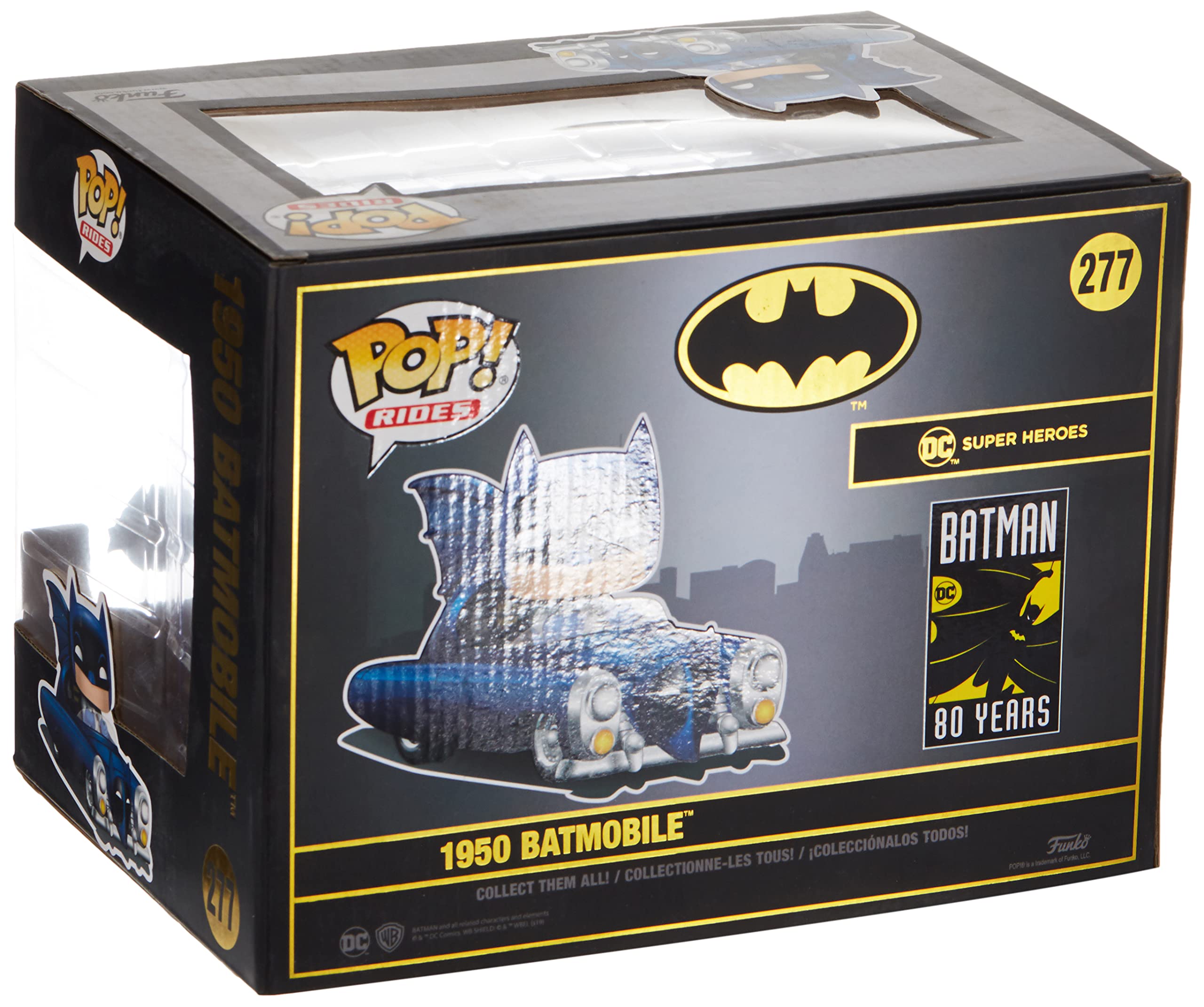 新品未開封☆Funko POP! ライド バットマン ブルーメタリック 1950