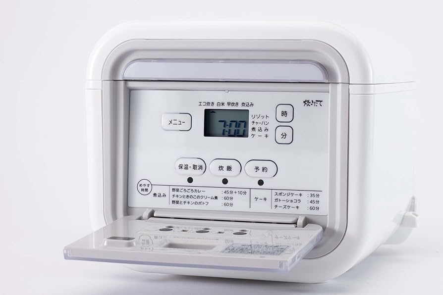 Amazon | TIGER マイコン炊飯ジャー 炊きたてtacook 3合炊き シンプル