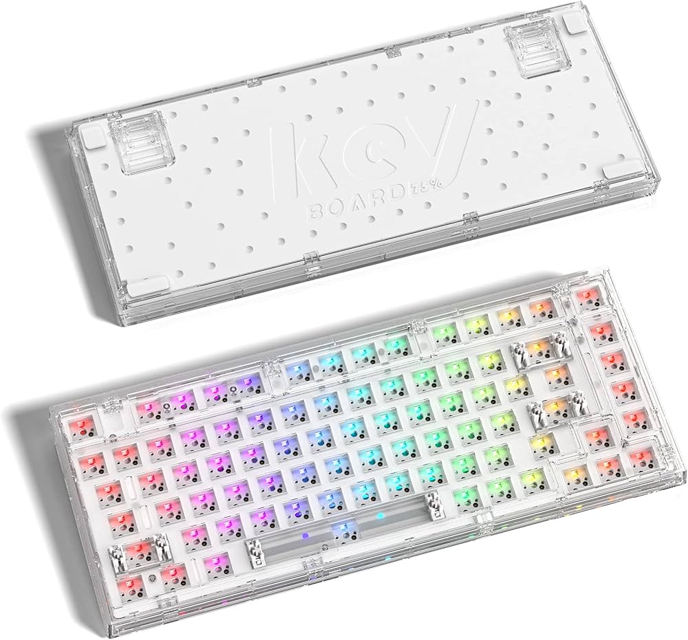 Amazon | Womier 75%カスタムキーボードキット - ガスケットマウント