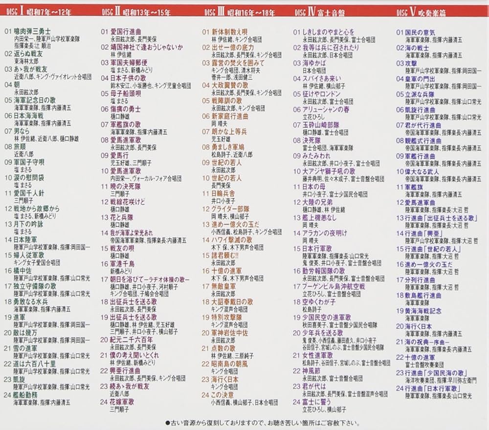 Amazon.co.jp: 復刻版!キング軍歌戦時歌謡全集: Music