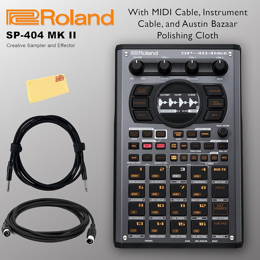 Amazon.com: Roland SP-404MKII Creative Sampler and Effector Bundle