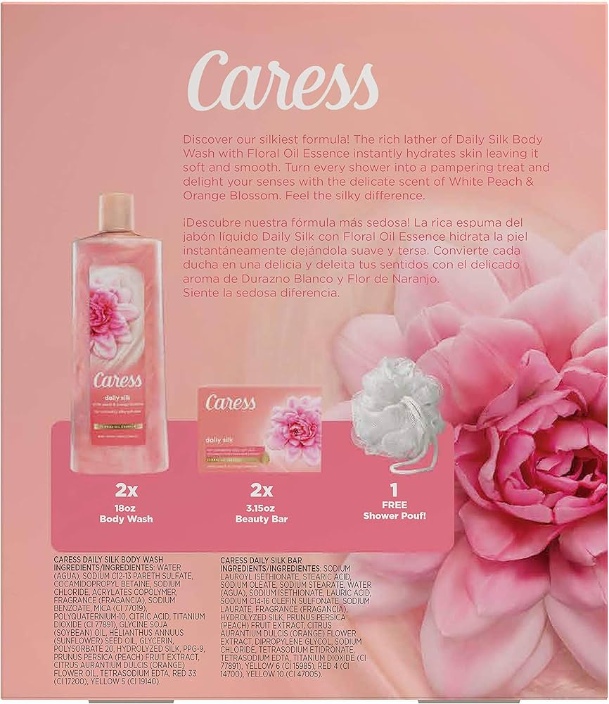 Amazon.com : Caress Daily Silk Bar Soap & Hydrating Body Wash Gift