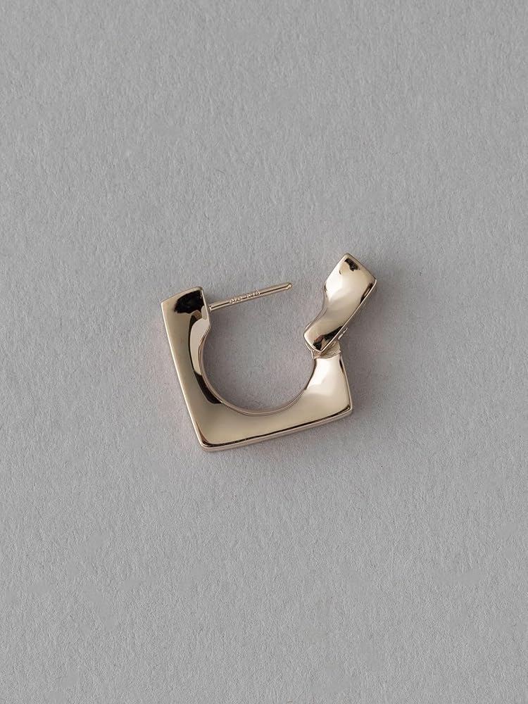 Amazon | [エテ] [ロウ] スクエア ハグピアス 872223 FREE ゴールド系