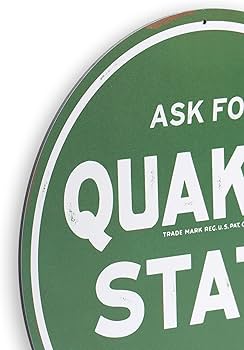 Amazon.com: Quaker State Motor Oil Round Metal Sign - Vintage