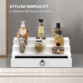 Amazon.com: upcessory Cologne Organizer for Men, 3 Tier Wood