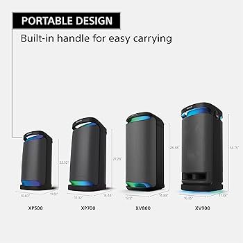 Sony SRS-XP500 Portable Wireless Bluetooth Party Speaker (Karaoke