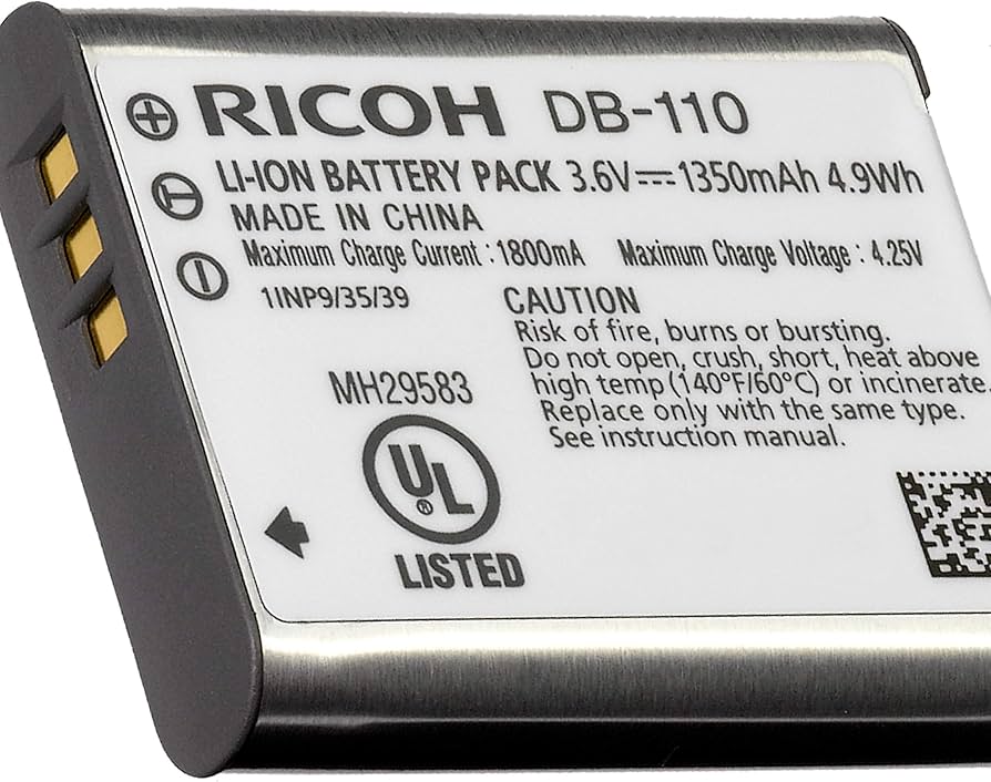 Amazon.co.jp: RICOH DB-110 充電式リチウムイオンバッテリー 【対応