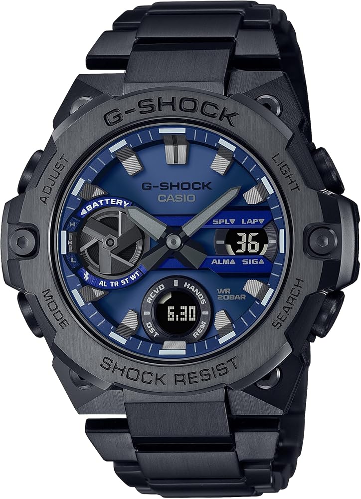 Amazon.com: Casio G-Shock GST-B400BD-1A2JF G-Steel Bluetooth Solar