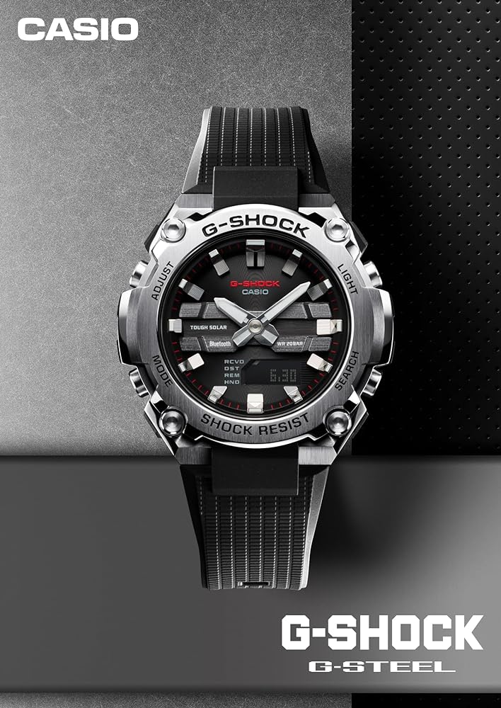 Amazon.com: Casio G-Shock GST-B600D-1AJF [G-Shock G-Steel], Silver
